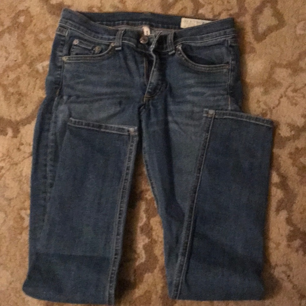 Rag and bone skinny Capri ankle jeans 27
